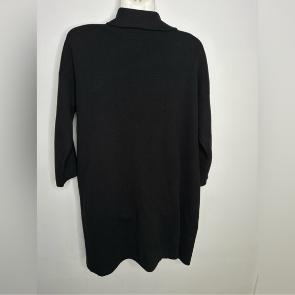 Willow & Thread Thick gorgeous 3/4 sleeve cardigan with pocket Medium Black - Picture 5 of 7